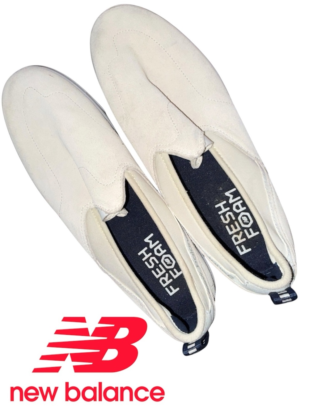 GUC- Men’s- New Balance- Sz 12- Fresh Foam Slip-On Shoes — Beige RARE!!